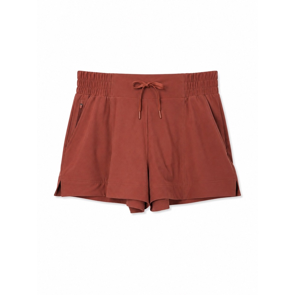 All in Motion Active Light Mid Rise Rust Woven Shorts NWT Large